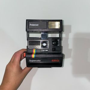 Vintage supercolor Polaroid camera